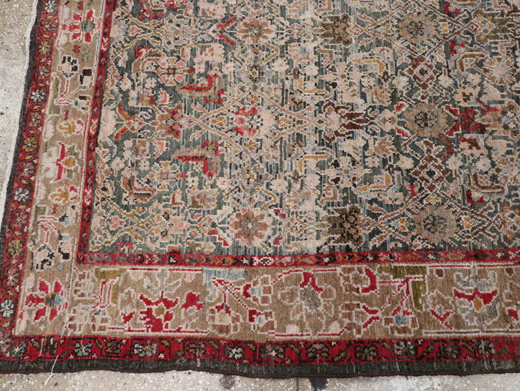 Antique Persian Malayer Gallery Rug, No.31680 - Staging