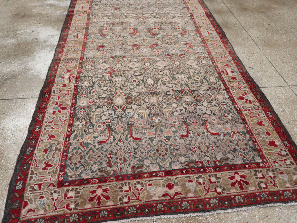 Antique Persian Malayer Gallery Rug, No.31680 - Staging