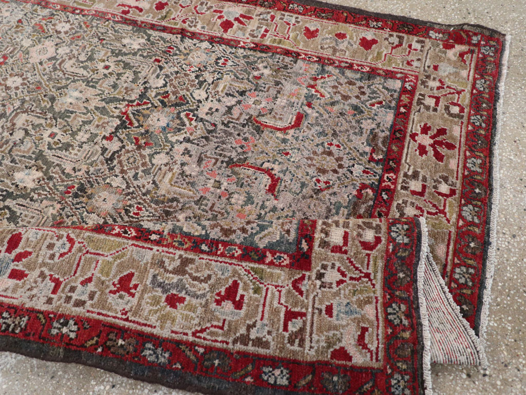 Antique Persian Malayer Gallery Rug, No.31680 - Staging