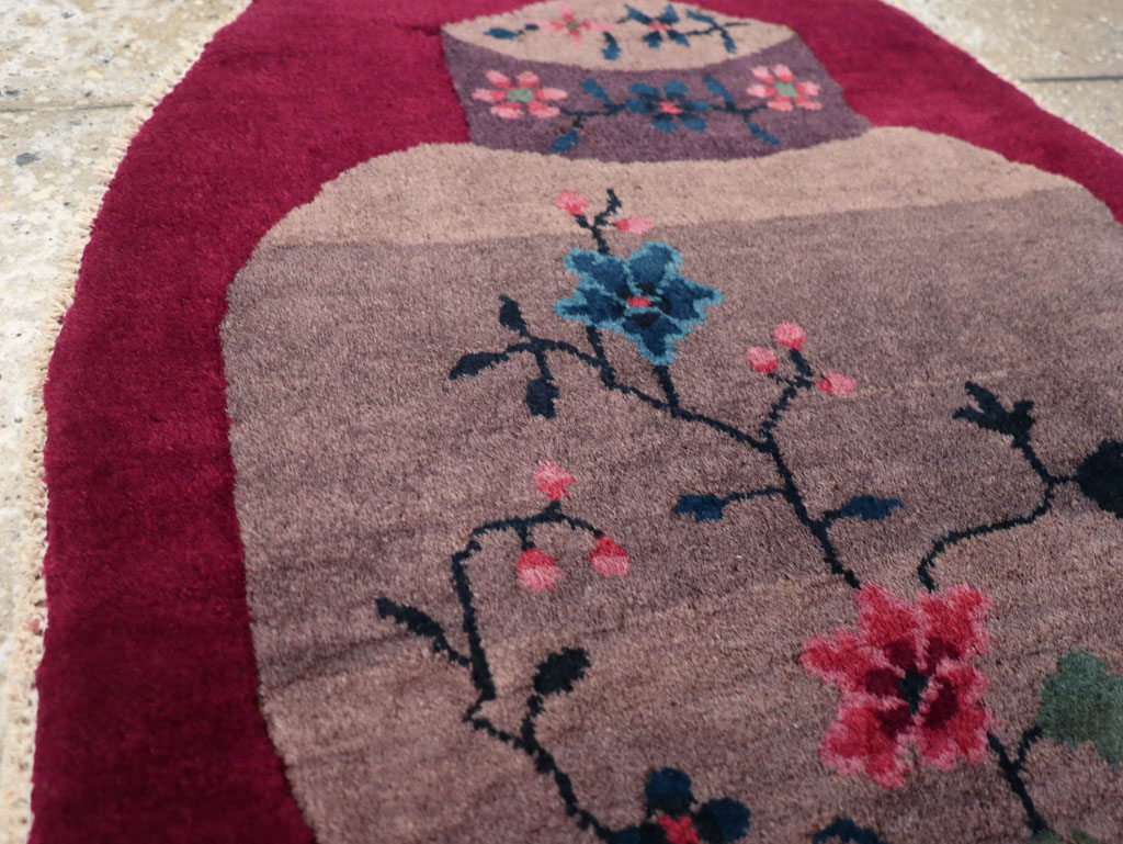 Vintage Chinese Deco Rug, No.31682 - Staging
