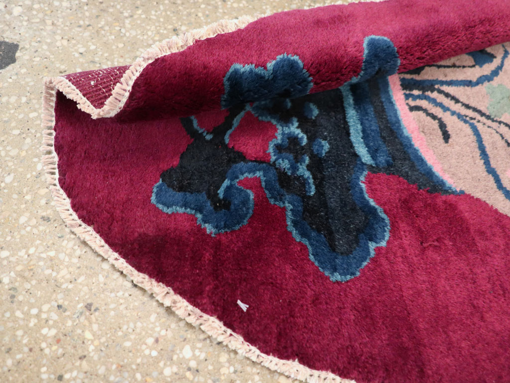 Vintage Chinese Deco Rug, No.31682 - Staging