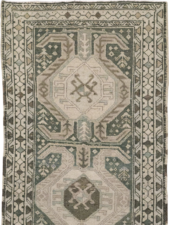Antique Persian Malayer Runner, No.31689 - Staging