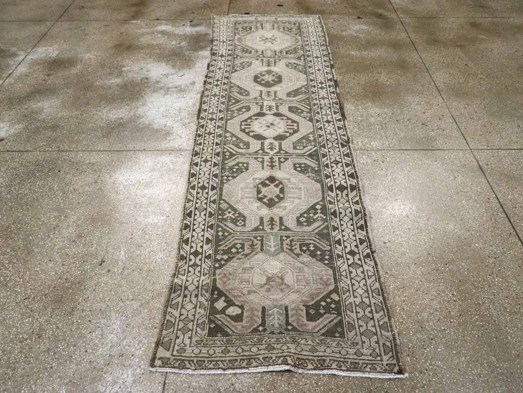 Antique Persian Malayer Runner, No.31689 - Staging