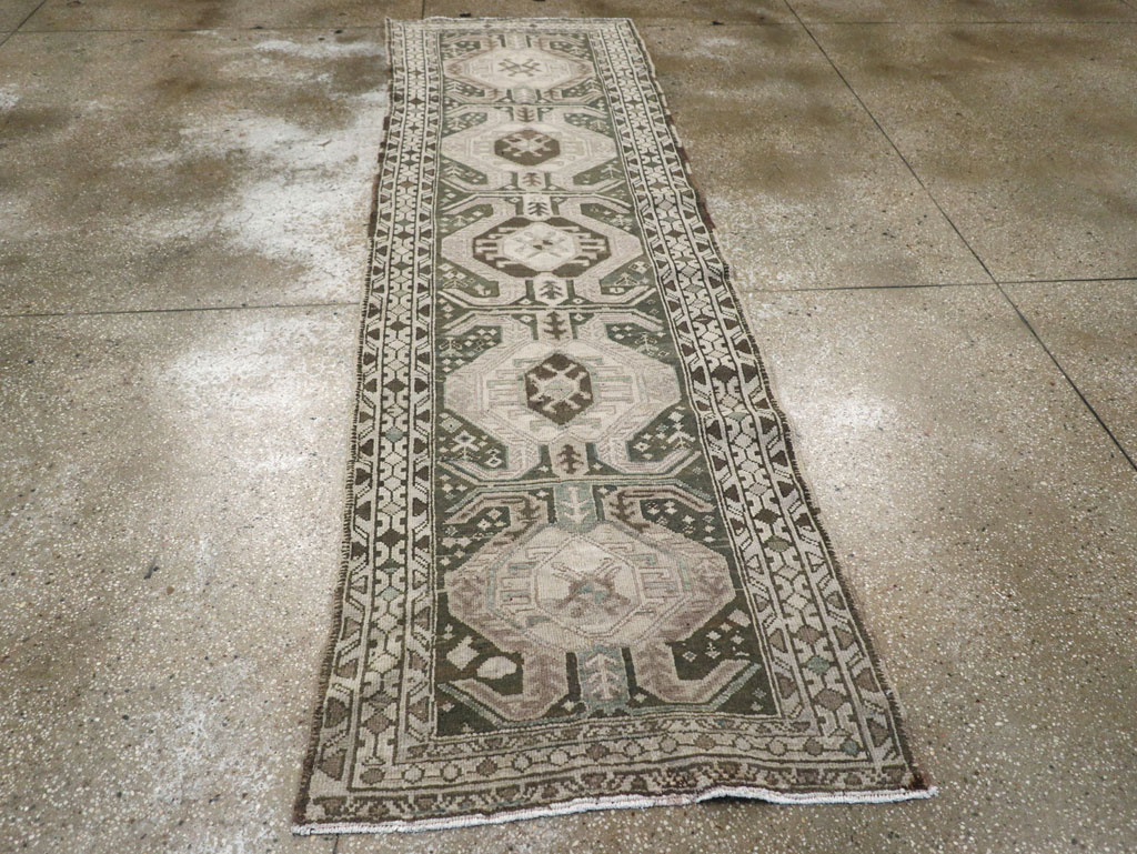 Antique Persian Malayer Runner, No.31689 - Staging