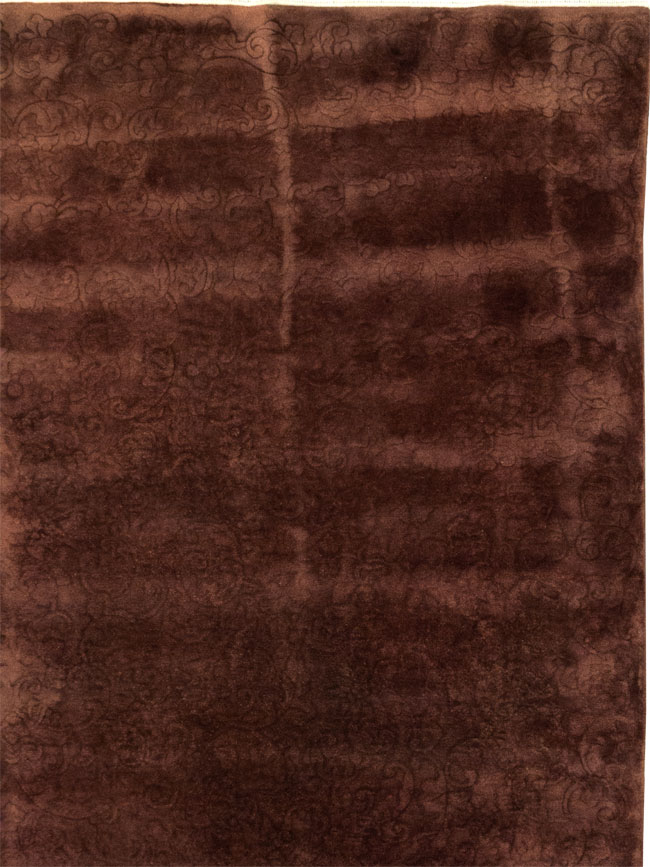 Vintage Chinese Art Deco Room Size Carpet, No.31691 - Staging