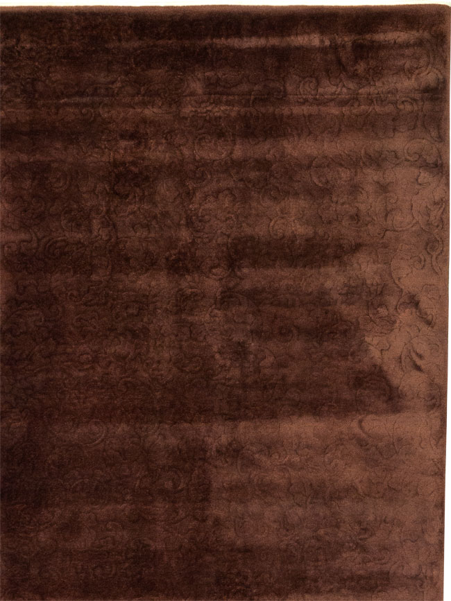 Vintage Chinese Art Deco Room Size Carpet, No.31691 - Staging