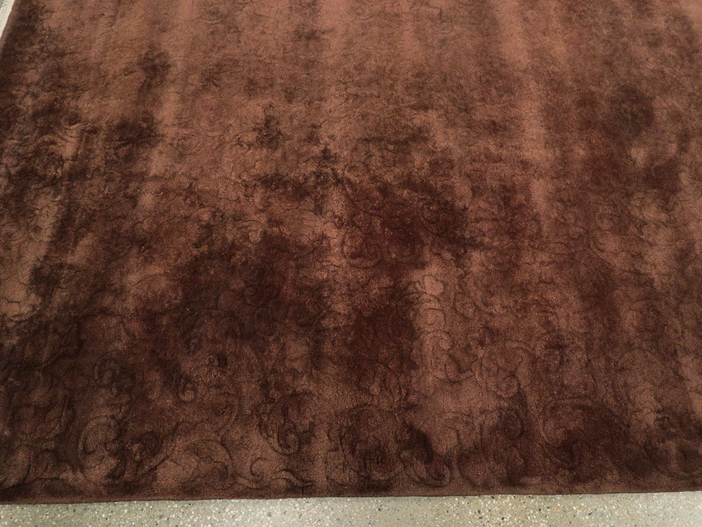 Vintage Chinese Art Deco Room Size Carpet, No.31691 - Staging