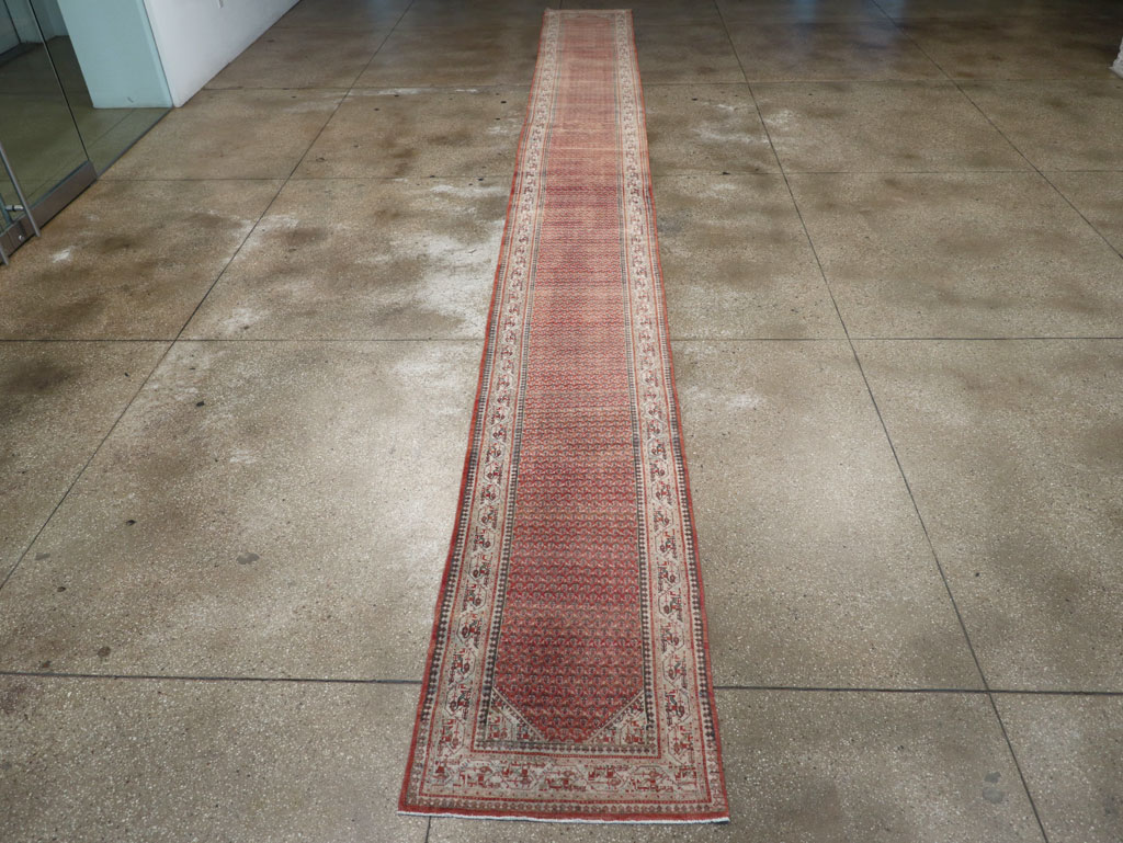Antique Persian Seraband Long Runner, No.31696 - Staging