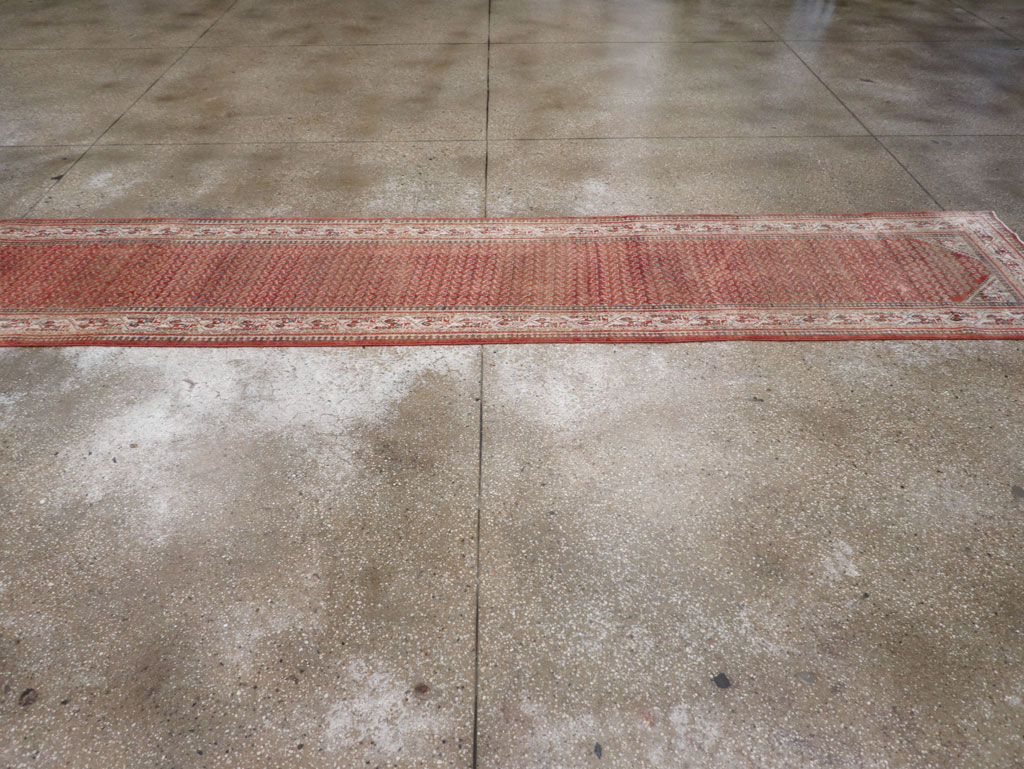 Antique Persian Seraband Long Runner, No.31696 - Staging