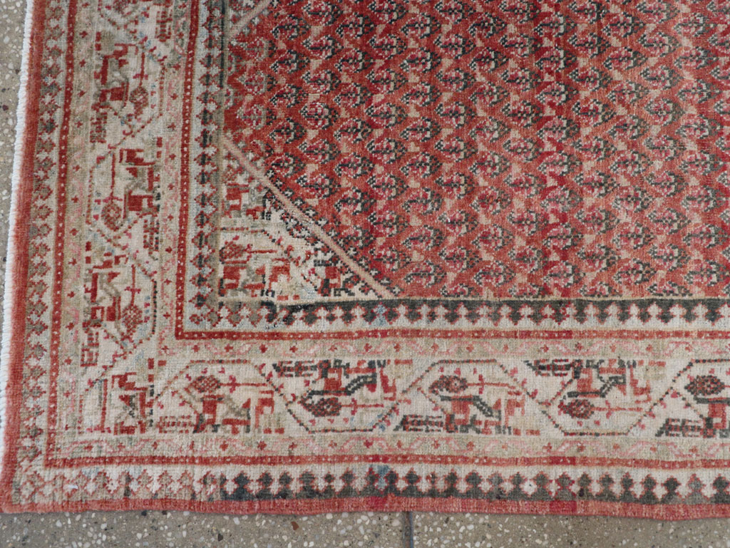 Antique Persian Seraband Long Runner, No.31696 - Staging