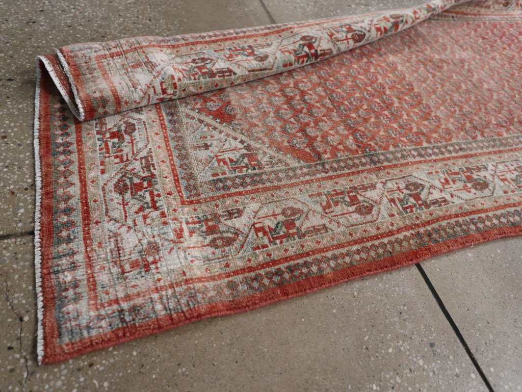 Antique Persian Seraband Long Runner, No.31696 - Staging