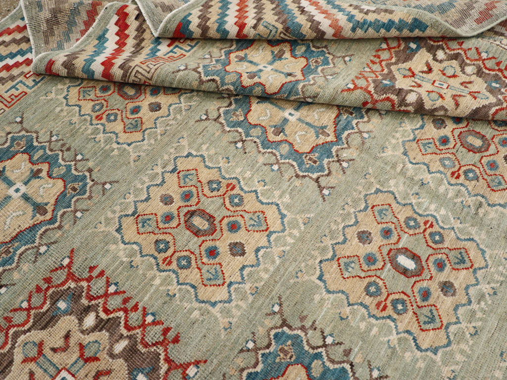 Modern East Turkestan Khotan Small Room Size Carpet, No.31717 - Staging