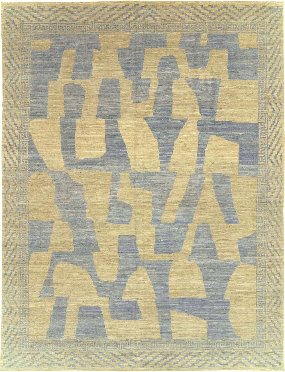 Modern East Turkestan Khotan Room Size Carpet, No.31727 - Staging