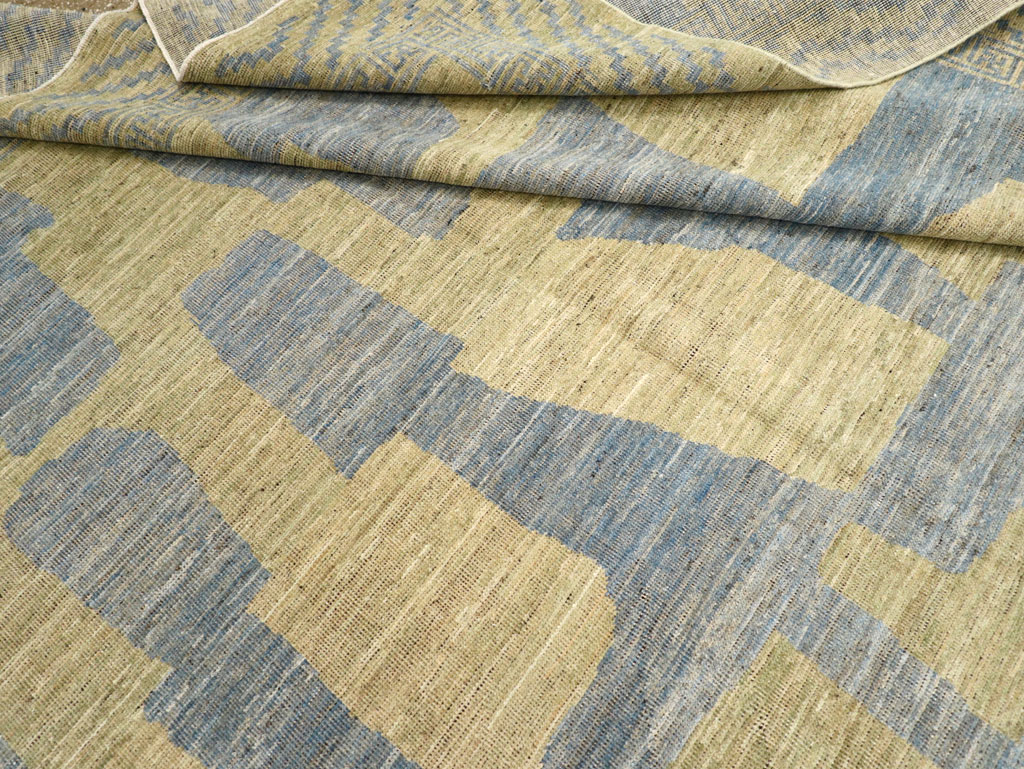 Modern East Turkestan Khotan Room Size Carpet, No.31727 - Staging