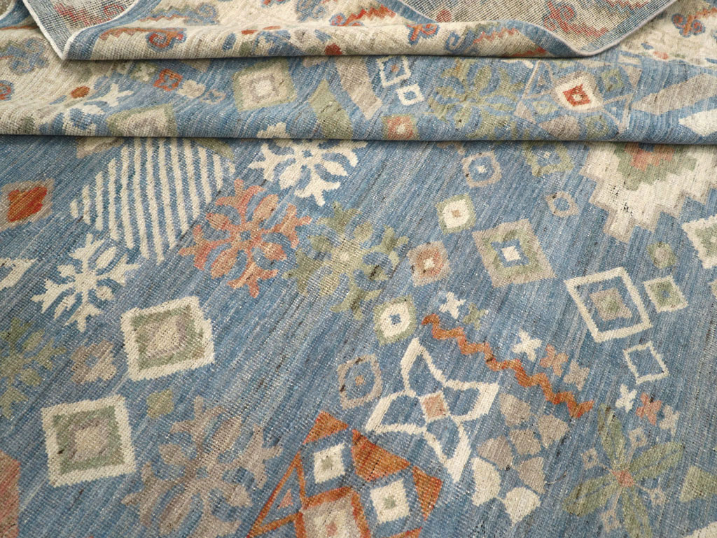 Modern East Turkestan Khotan Small Room Size Carpet, No.31734 - Staging