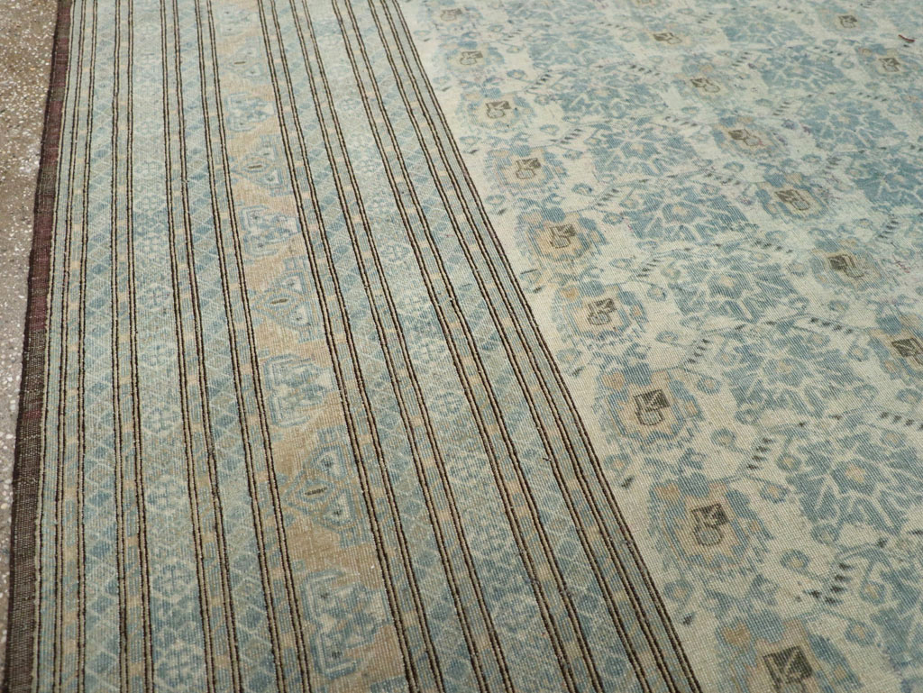 Antique Central Asian Turkoman Room Size Carpet, No.31738 - Staging