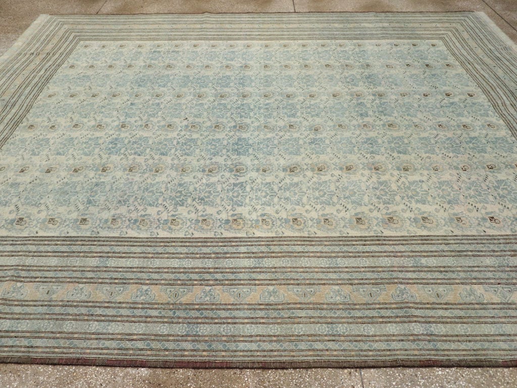 Antique Central Asian Turkoman Room Size Carpet, No.31738 - Staging