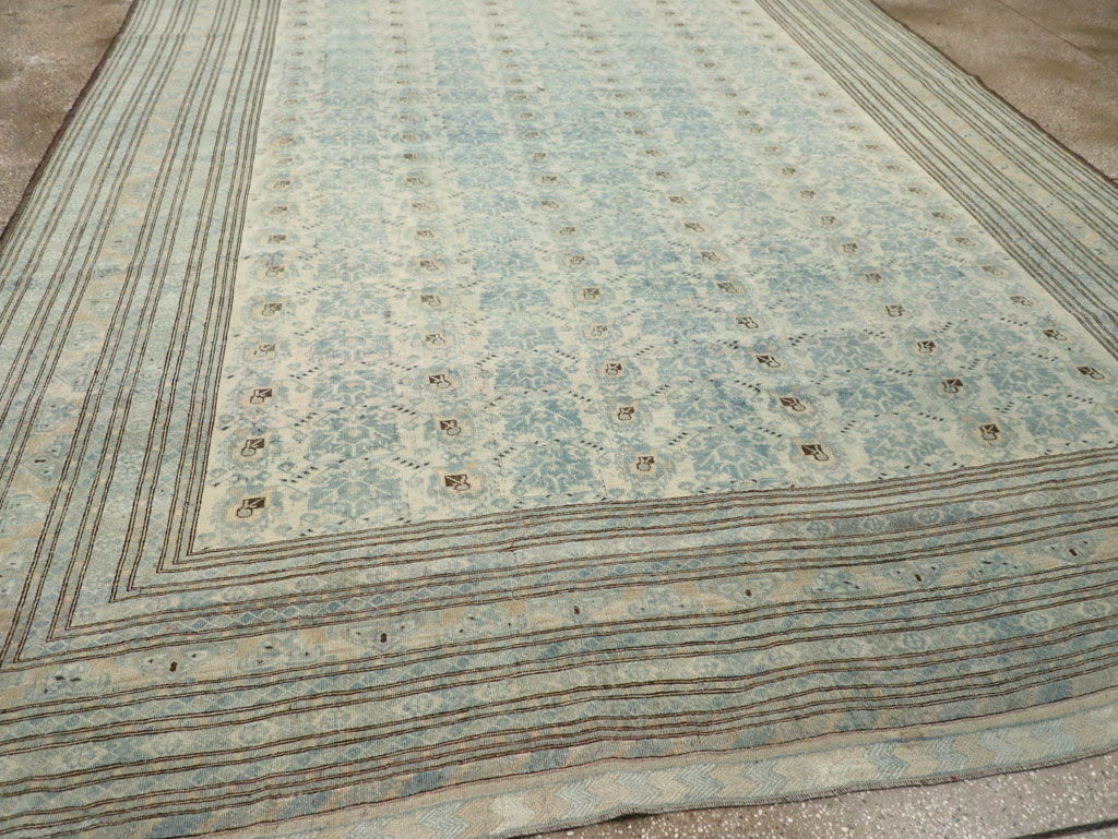 Antique Central Asian Turkoman Room Size Carpet, No.31738 - Staging