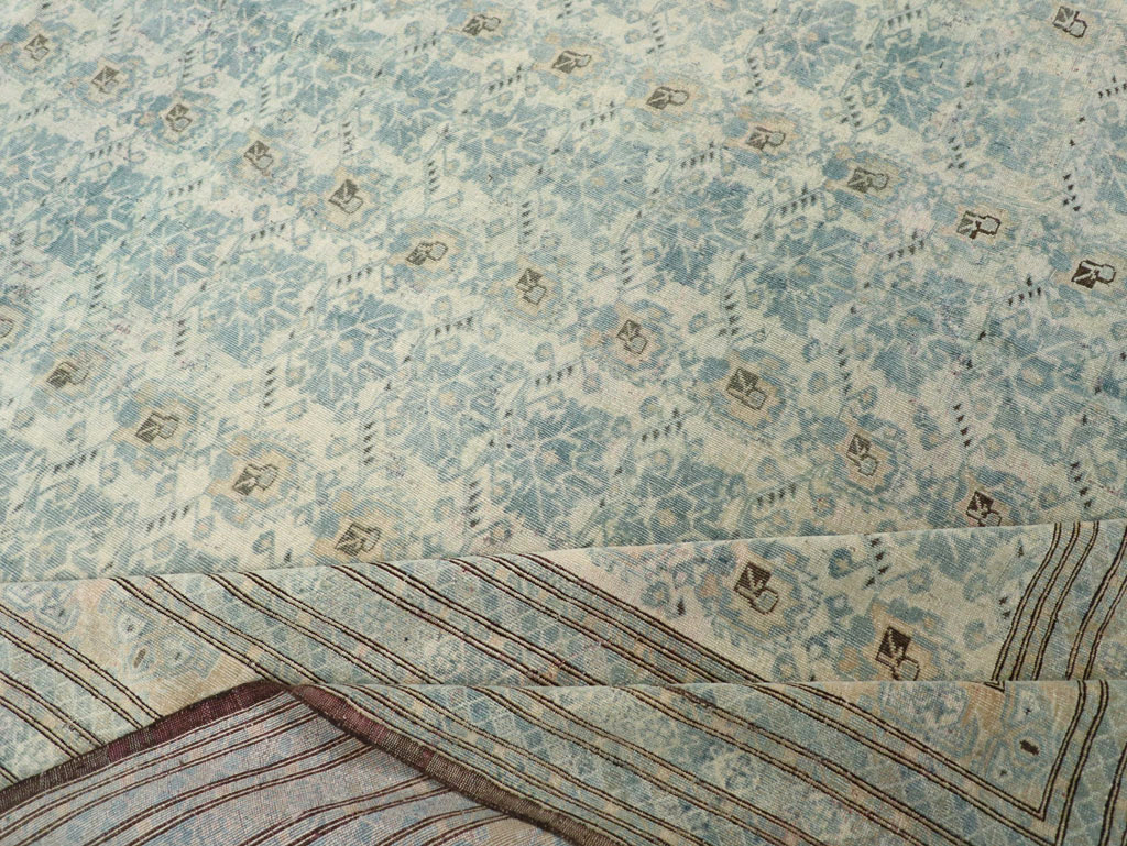 Antique Central Asian Turkoman Room Size Carpet, No.31738 - Staging