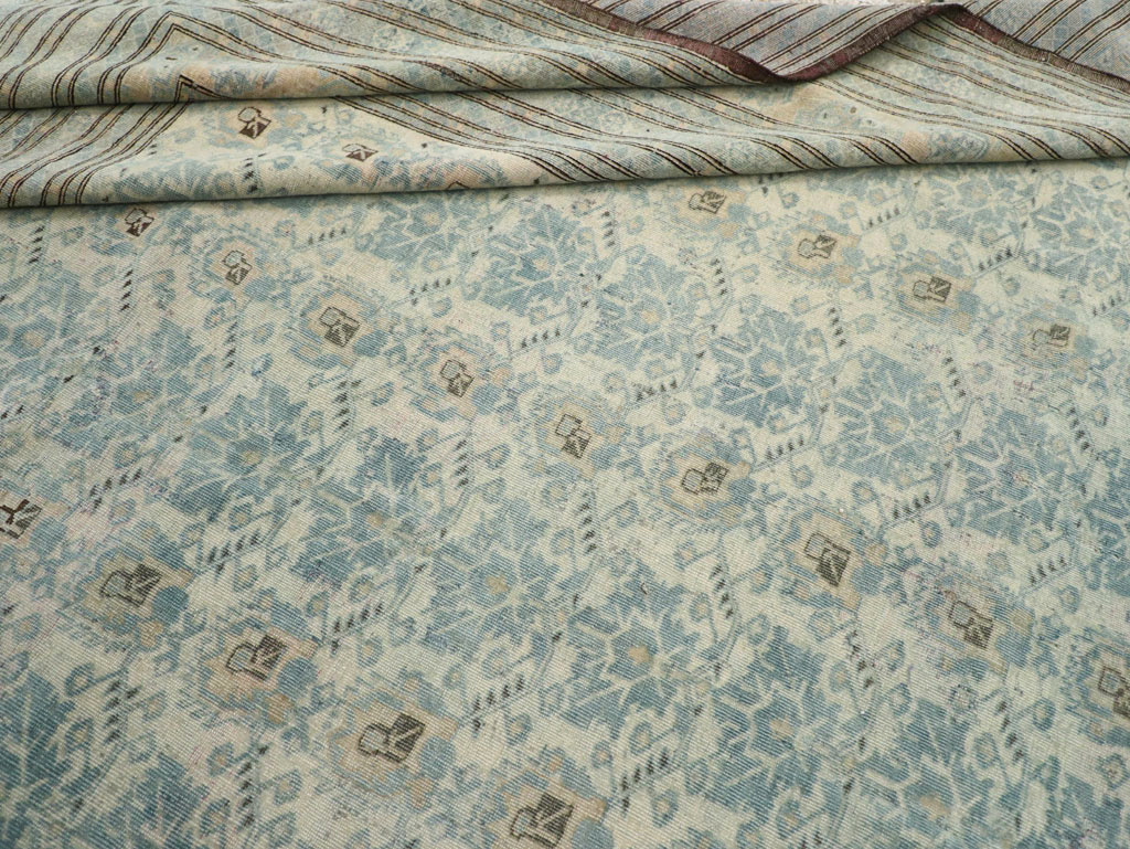 Antique Central Asian Turkoman Room Size Carpet, No.31738 - Staging