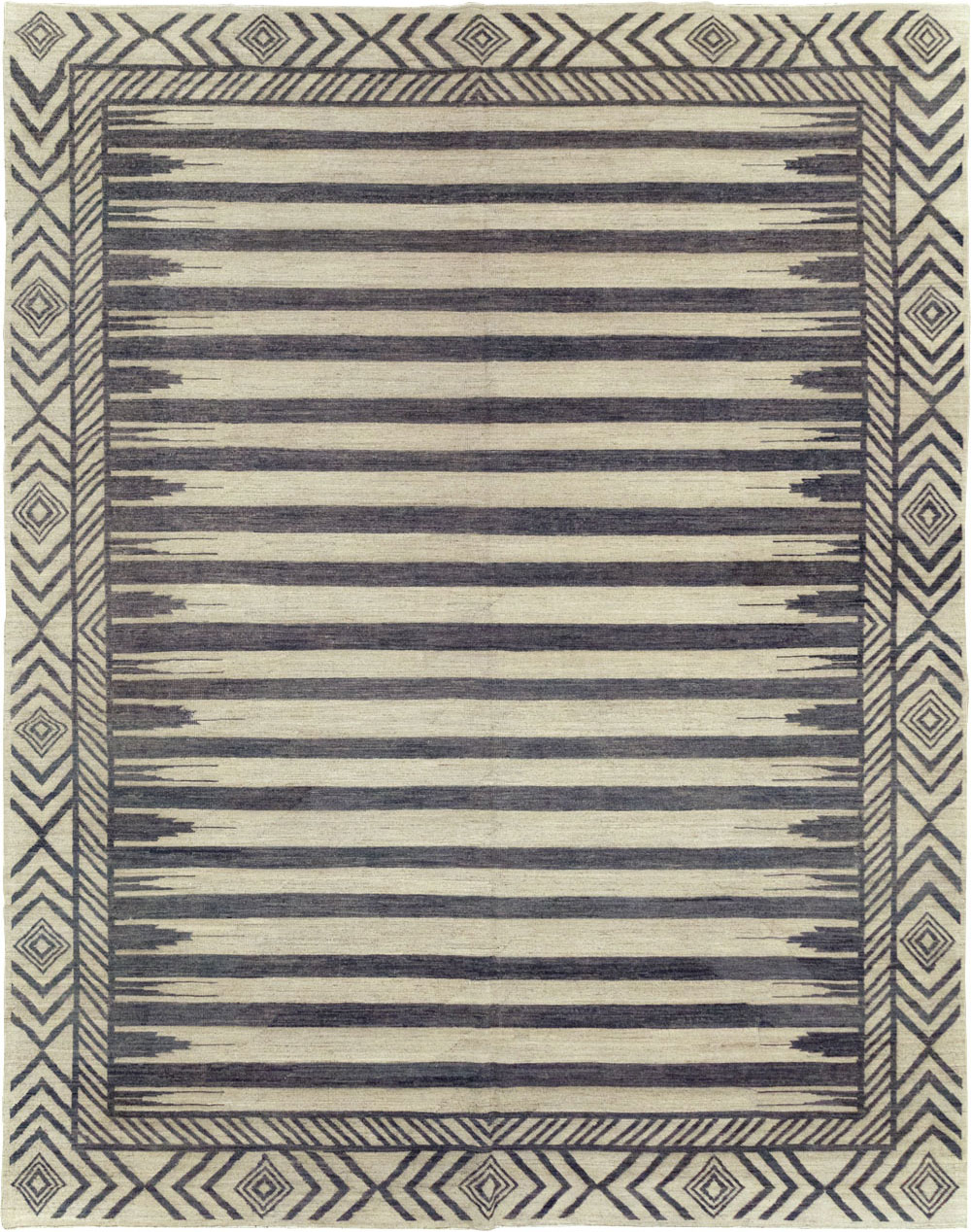 Modern East Turkestan Khotan Room Size Carpet, No.31758 - Staging