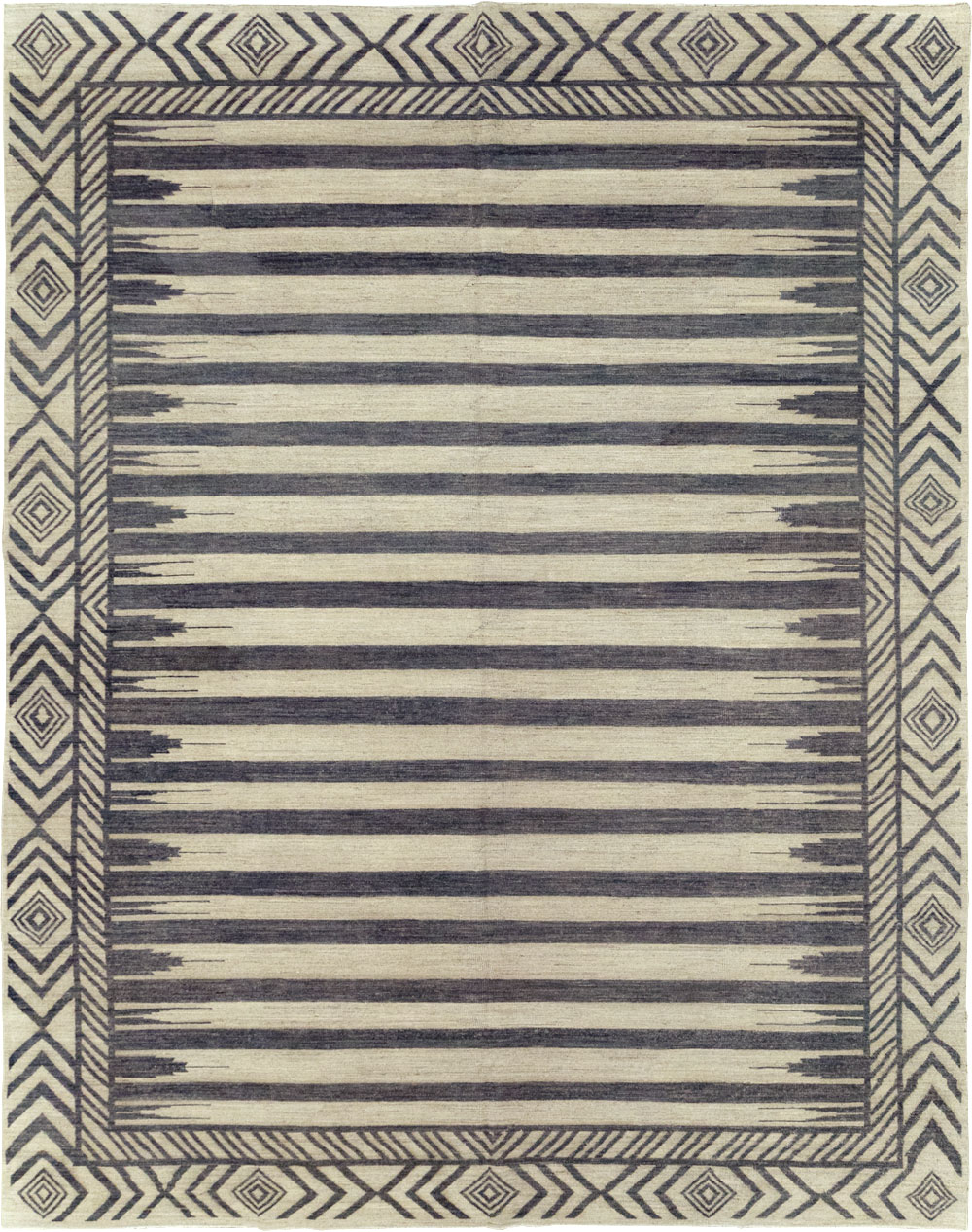 Modern East Turkestan Khotan Room Size Carpet, No.31758 - Staging