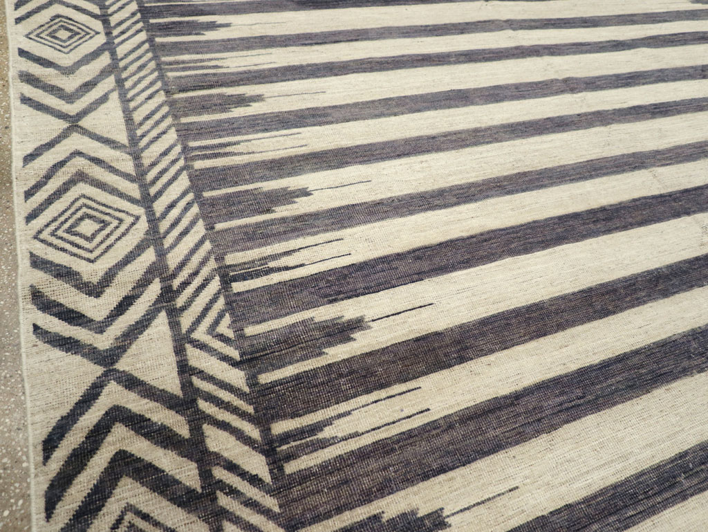 Modern East Turkestan Khotan Room Size Carpet, No.31758 - Staging