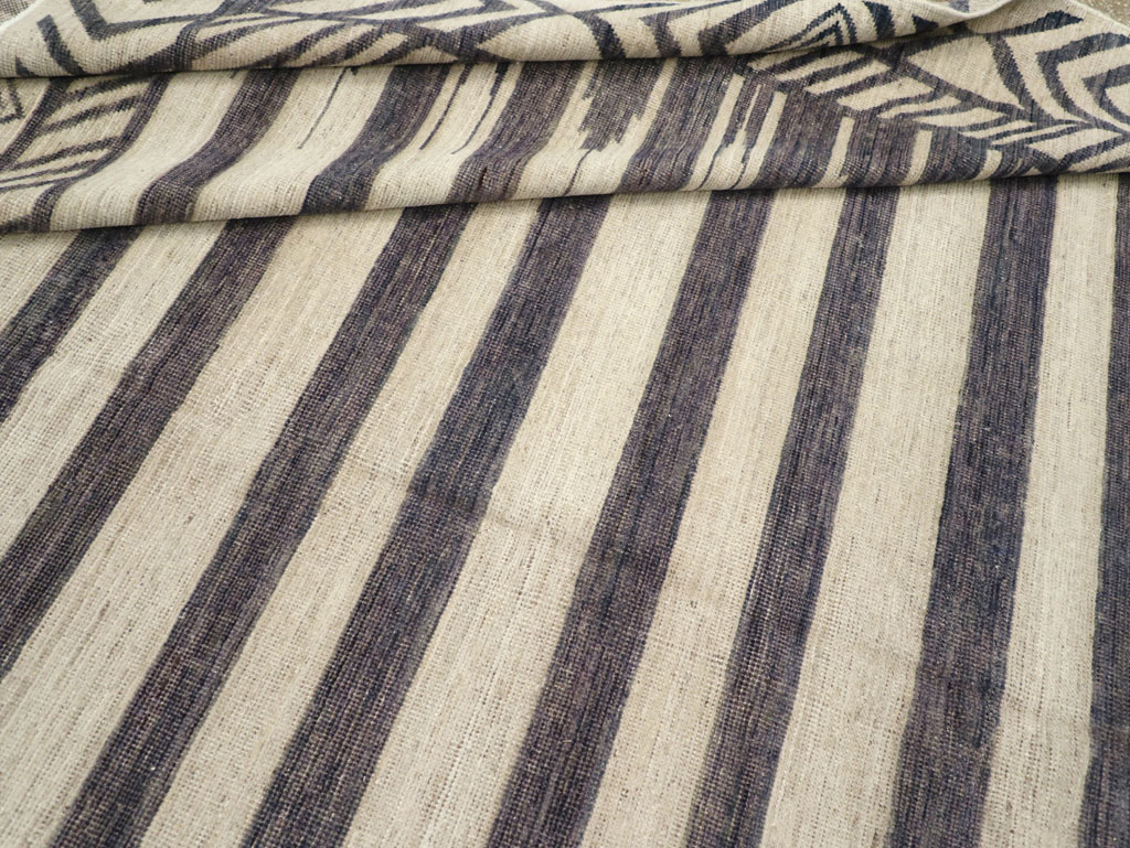 Modern East Turkestan Khotan Room Size Carpet, No.31758 - Staging