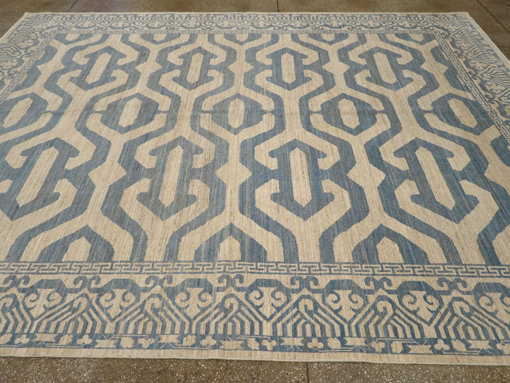 Modern East Turkestan Khotan Room Size Carpet, No.31759 - Staging