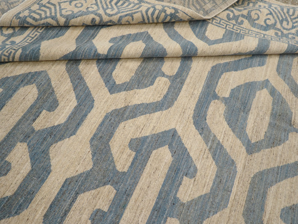 Modern East Turkestan Khotan Room Size Carpet, No.31759 - Staging