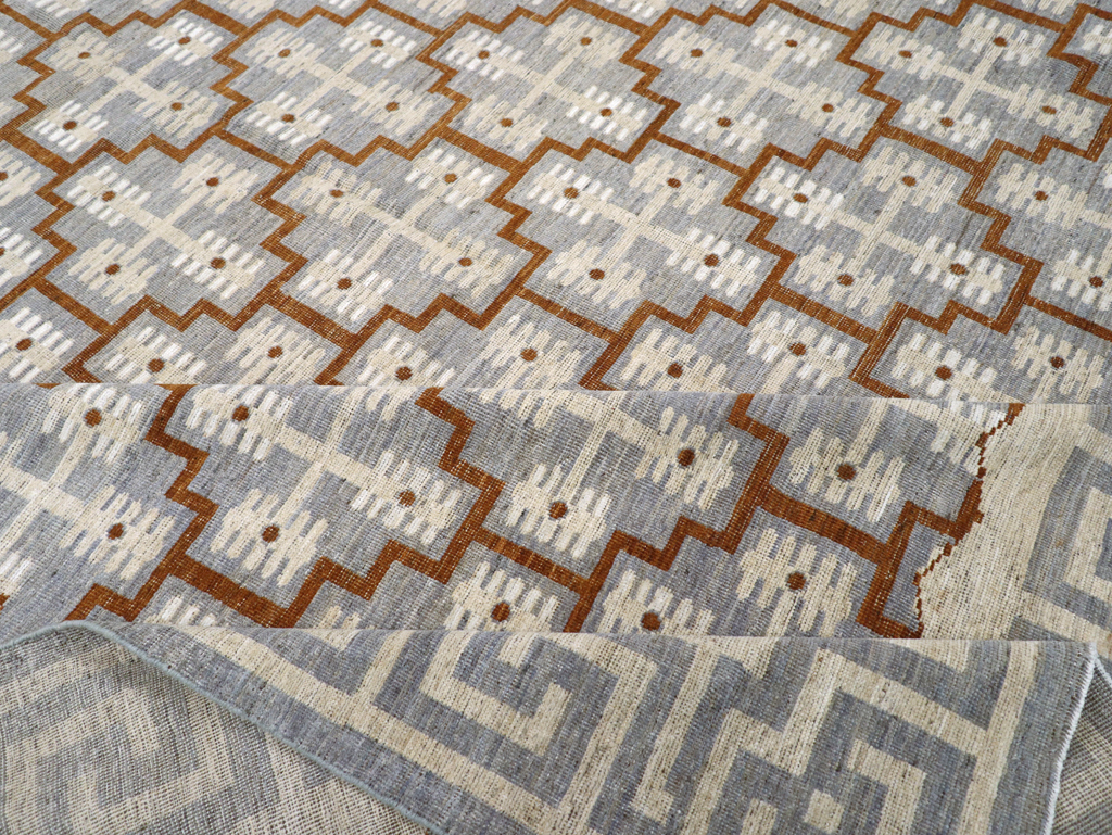 Modern East Turkestan Khotan Large Room Size Carpet, No.31764 - Staging