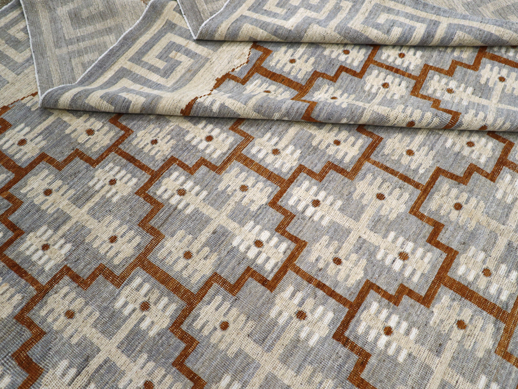 Modern East Turkestan Khotan Large Room Size Carpet, No.31764 - Staging