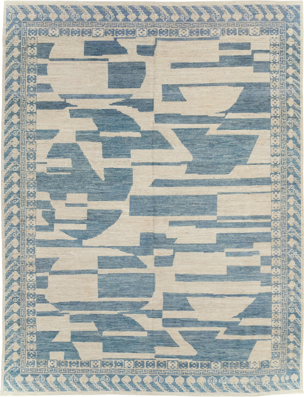 Modern East Turkestan Khotan Room Size Carpet, No.31771 - Staging