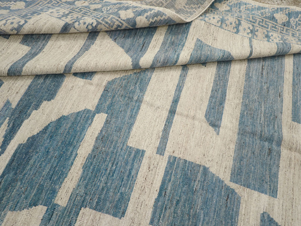 Modern East Turkestan Khotan Room Size Carpet, No.31771 - Staging