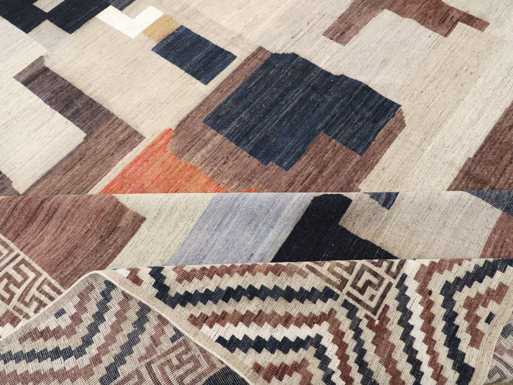 Modern East Turkestan Khotan Large Room Size Carpet, No.31776 - Staging