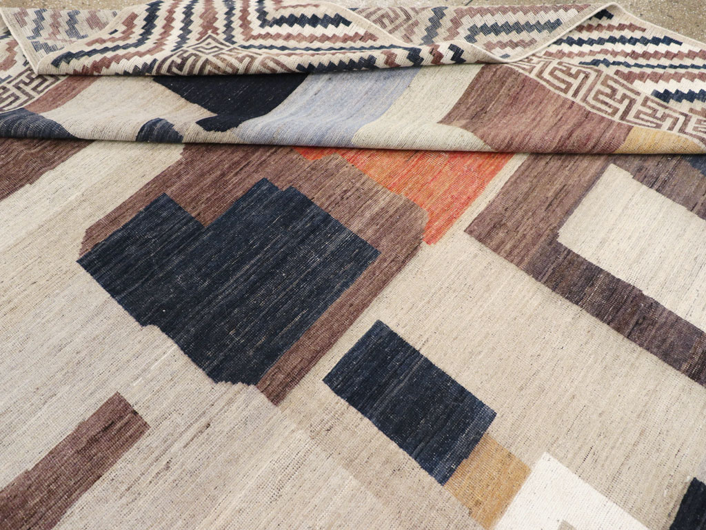 Modern East Turkestan Khotan Large Room Size Carpet, No.31776 - Staging