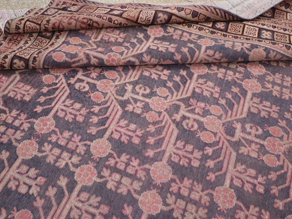 Antique Khotan Carpet, No.31787 - Staging