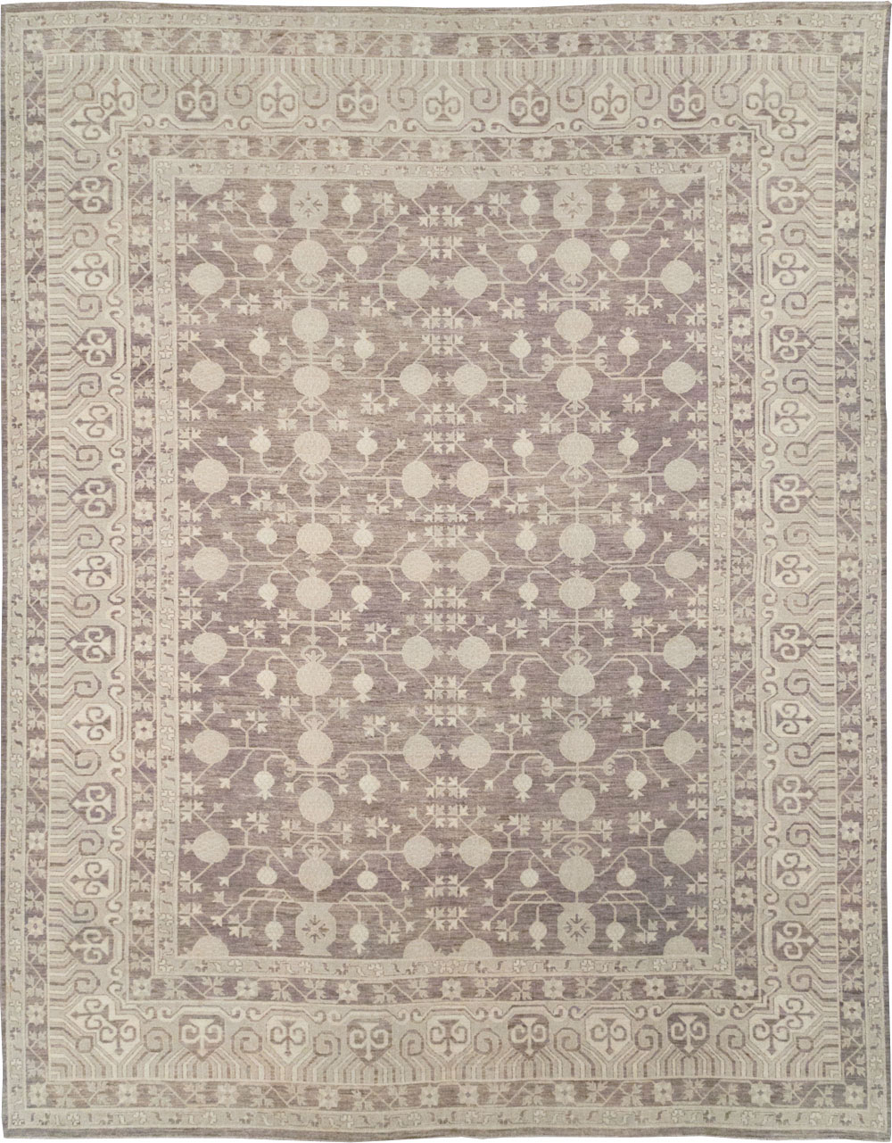 Modern East Turkestan Khotan Large Carpet, No.31788 - Staging