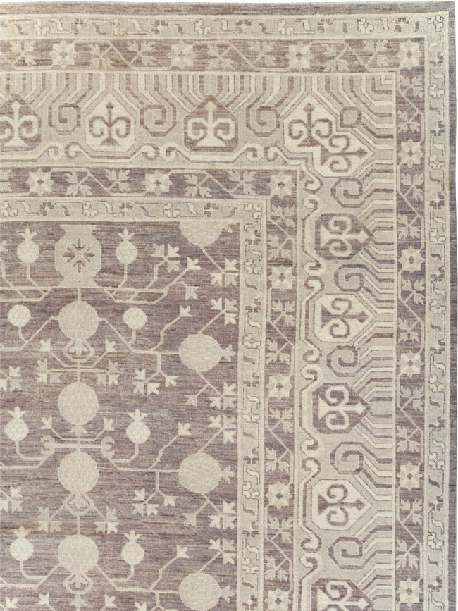 Modern East Turkestan Khotan Large Carpet, No.31788 - Staging