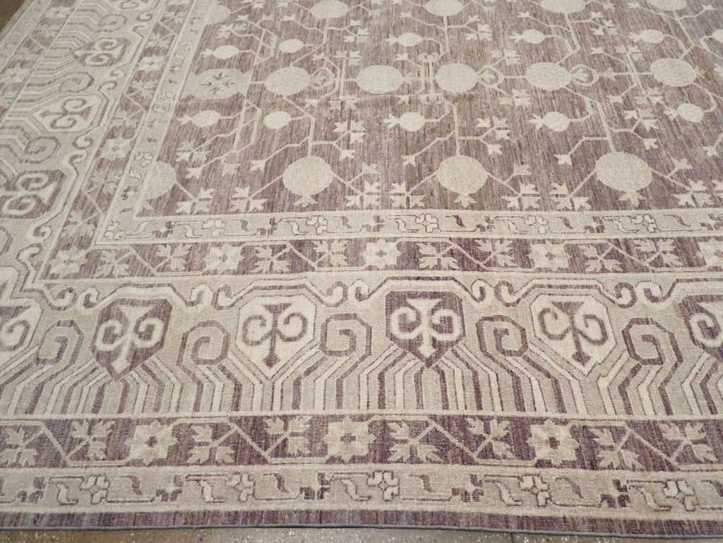 Modern East Turkestan Khotan Large Carpet, No.31788 - Staging