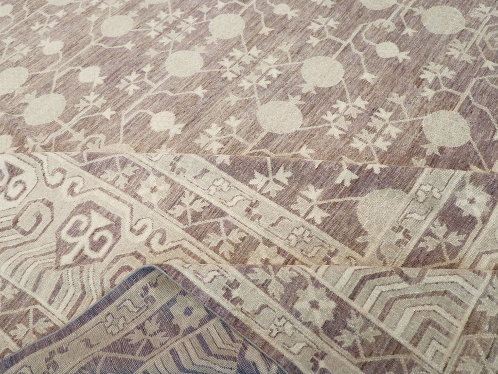 Modern East Turkestan Khotan Large Carpet, No.31788 - Staging