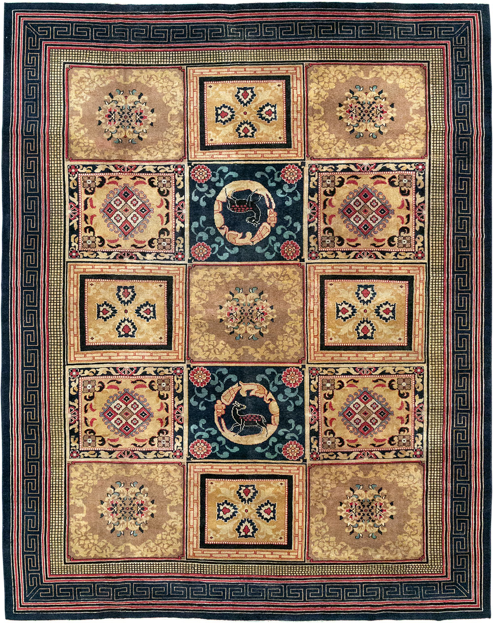 Antique Indian Khotan Room Size Carpet, No.31793 - Staging