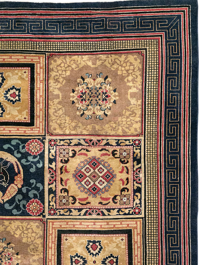 Antique Indian Khotan Room Size Carpet, No.31793 - Staging