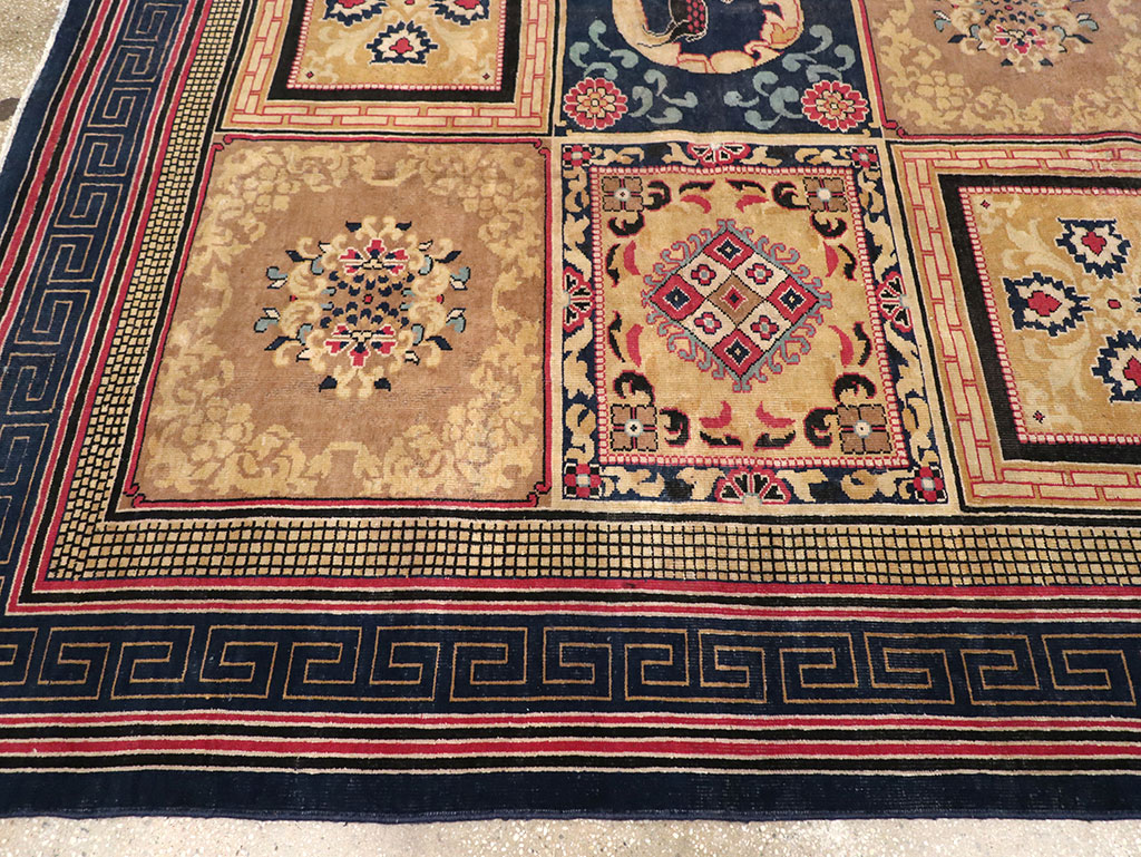 Antique Indian Khotan Room Size Carpet, No.31793 - Staging