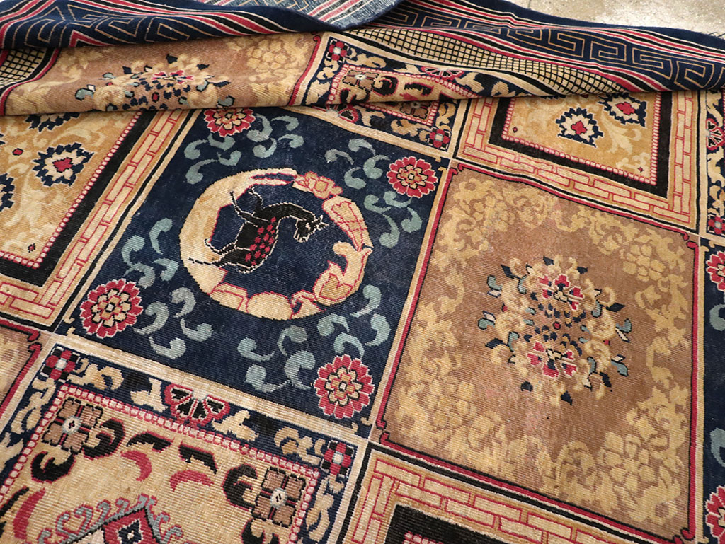 Antique Indian Khotan Room Size Carpet, No.31793 - Staging