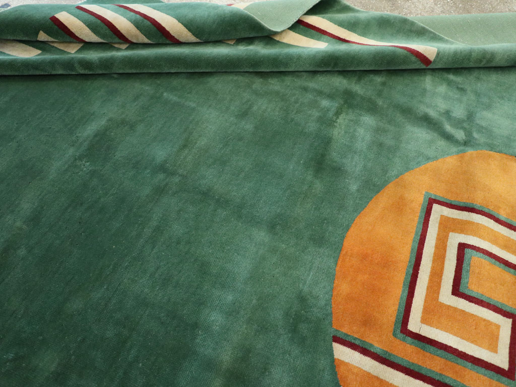 Vintage Chinese Art Deco Room Size Carpet, No.31804 - Staging