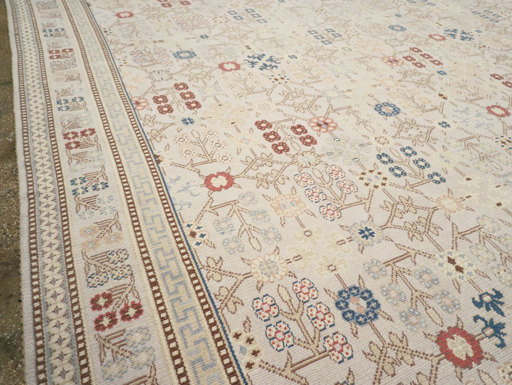 Modern East Turkestan Khotan Large Square Carpet, No.31825 - Staging