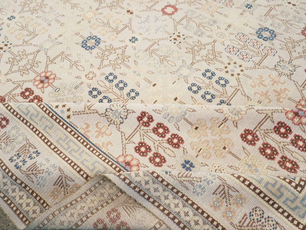 Modern East Turkestan Khotan Large Square Carpet, No.31825 - Staging