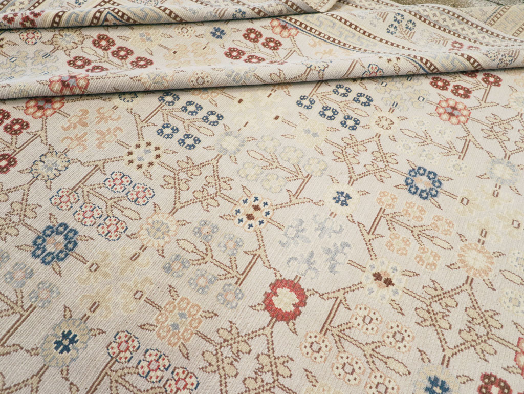 Modern East Turkestan Khotan Large Square Carpet, No.31825 - Staging