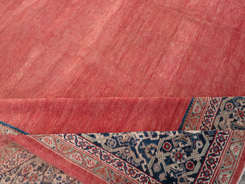 Antique Persian Mahal Room Size Carpet, No.31827 - Staging
